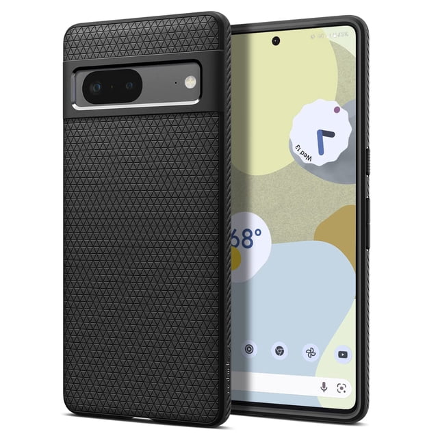 Funda Spigen Liquid Air para Google Pixel 7, color negro mate