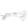 thumbnail image 2 of Ducati Monster 1200 821 2014-2017 Black Motorcycle Gear Shifter Lever Replacement, 2 of 4