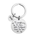 thumbnail image 3 of RENACLIPY Stylish Stainless Steel Dad Key Rings with Creative Heart Ornament and Key Holder, 3 of 8