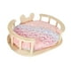 thumbnail image 2 of Cama de madera para conejos, casa para mascotas pequeñas, superficie lisa, nido cómodo y escondite con Oval, 2 of 9