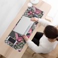thumbnail image 3 of Long Mouse Pads for Desk,Pioneer Flower Floral Print Pattern Desk Mats on Top Of Desks, Desk Mouse Pad Extra Large with 3mm Non-Slip Base and Stitched Edge for Gaming,Office,Work,Home 31.5"x11.8", 3 of 6