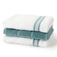 thumbnail image 4 of Mainstays 8-Piece Cotton Kitchen Towel, Dishcloth, Oven Mitt, and Pot Holder Set, Blue, 4 of 6