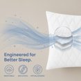 thumbnail image 5 of Unique Bargains Breathable Hypoallergenic Envelope Pillow Protectors Standard White 20" x 26", 5 of 5