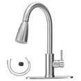 thumbnail image 1 of Grifo de agua, grifo extraíble de cocina de acero inoxidable 3/8 multifuncional Jadeshay A, 1 of 8