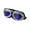 Rainbow, variant on Retro Curved Goggles Vintage Windproof Riding Motorcycle UV-Cut Tinted Sunglasses