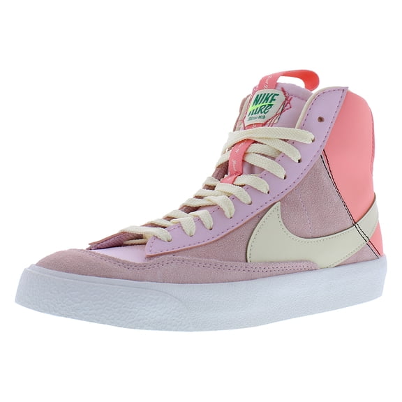 Nike Blazer Mid '77 SE D GS Girls Shoes Size 6, Color: Pink Foam/Coconut Milk