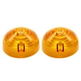 thumbnail image 1 of 2pcs Lens Cover Side Light Lenses Cover Tail Brake Light Lens Replacement for Land Rover Defender 90 110, Amber, 1 of 7
