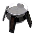 thumbnail image 1 of MasteelfCA Solar/AA Battery Powered 360-degree Rotating Display Stand Turntable for Cell Phone /Watch /Jewelry (Black), 1 of 3