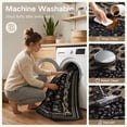 thumbnail image 5 of Moynesa 5'x7' Vintage Snake Area Rug, Washable Black Floral Rug for Living Room Bedroom Dining Room Home Office, Botanical Statement Accent Carpet, Ultra Soft Non Slip Stain Resistant Low Pile, 5 of 12