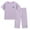 Purple, variant on ATOGUTA Toddler Girls Pajama Sets Short Sleeve Two Pieces Pjs Set Cute Sleepwear Loungewear for Kids Blue, Size 3-16 Years