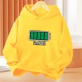 thumbnail image 3 of Nueva sudadera con capucha con estampado de "Ayúdame a tener batería baja" para niños, sudaderas para niños, abrigo básico de hip hop para primavera y otoño, ropa para bebés y niños, 3 of 5