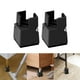thumbnail image 5 of Elevadores de muebles Yotijar Elevadores de cama con abrazadera de tornillo Negro, 5 of 10