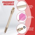 thumbnail image 3 of Ejes de dardos de aluminio Uxcell, accesorios de reemplazo con roscas 2BA y anillos de goma para puntas de acero, tono cobre de 45 mm, 3 of 5