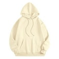thumbnail image 3 of Wxolcjlv Toddler Girls Printed Hooded Sweatshirt Soft Long Sleeve Pullover Everyday Wear Top, Sizes 2-13, 3 of 4