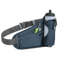 Pomoko No Bounce Hydration Running Belt with Water Bottle Holder, Dark Grey