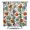 Bright, variant on Folk Style Mandala Pattern Shower Curtain, Boho Tribal Artistic Design, Waterproof Polyester Fabric with 12 Rust-Resistant Hooks