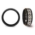 thumbnail image 3 of Mens Black Titanium Celtic Band Ring (9.00mm), 3 of 4
