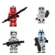 thumbnail image 3 of Set de 14 Figuras de Bloques de Construcción Guerreros Galácticos, Colección Espacial con Figuras Blindadas Rojas y Blancas, Juguete Ideal para Regalos de Cumpleaños y Vacaciones, 3 of 5