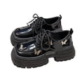 thumbnail image 3 of Zapatos retro con plataforma para mujer, zapatos vintage con plataforma para mujer, zapatos vintage con plataforma para mujer, zapatos casuales para mujer, artesanía superior, 3 of 9