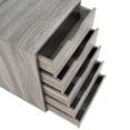 thumbnail image 6 of Naomi Home 5-Drawer Storage Dresser for Adults, Tall Wood Cabinet for Bedroom, Gray Oak, 6 of 9