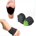 thumbnail image 4 of 1 Pair Foot Heel Pain Relief Plantar Fasciitis Insole Pads Arch Support Shoes Insert Pad, 4 of 7