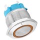 thumbnail image 3 of 2PCS 4 Pin Self Locking Push Button Switch with Ring Light 22mm IP65 for Ship Car Modification(Yellow 220VAC), 3 of 5