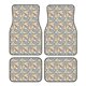 thumbnail image 1 of Fotbe Paisley Floral 5 Juego de 4 Tapetes para Auto con Estampado – Alfombrillas de Goma Reforzada, Diseño Antideslizante, Protección para Todo el Año – Vehículos, Autos, Camionetas y SUVs, 1 of 7