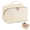 Yellow, variant on TINYAT PU Makeup Bags for Women Pouch Open Flat Toiletry Bag Lightweight Cosmetic Bags for Travel Decorate
