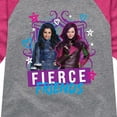 thumbnail image 3 of Descendants - Fierce Friends - Toddler And Youth Girls Raglan Graphic T-Shirt, 3 of 5