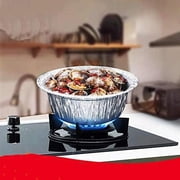 2.75 Qt Disposable Aluminum Cooking Pot with Lid, 3 Count