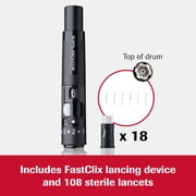 Accu-Chek FastClix Diabetes Lancing Device and 108 FastClix Lancets for Diabetic Blood Glucose Testing (Packaging May Vary)