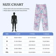 thumbnail image 4 of Picia Tie Dye Mens Soft Woven Cotton Elastic Waistband Sleep Pajama Pant Lounge Sleep Pant With Pockets And Drawstring-X-Large, 4 of 9