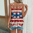 thumbnail image 5 of Lindreshi Womens Tank Tops Summer Trendy 2024 Women's Spring and Summer New Tank Eyelet Embroidery Scoop Neck Independence Day Print Casual Fashion Top, 5 of 6