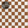 thumbnail image 4 of Checkered Shower Curtain, Brown Shower Curtains for Bathroom, Cute Retro Coffee Checkerboard Shower Curtain Vintage Aesthetic, Machine Washable Fabric Shower Curtain, 72''''x72'''', 4 of 6