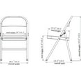 thumbnail image 4 of Lorell, Steel Folding Chairs, 4 / Carton, 4 of 4