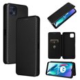 thumbnail image 1 of Case for Motorola Moto G50 5G Magnetic Carbon Fiber Leather Folio Flip Case with Card Holder Kickstand, 1 of 5