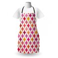 thumbnail image 3 of Colorful Apron, Vibrant Overlapping Semi Circles Stars Quilt Tiling Pattern Symmetrical Mosaic, Unisex Kitchen Bib with Adjustable Neck for Cooking Gardening, Adult Size, Multicolor, by Ambesonne, 3 of 4