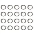 thumbnail image 1 of 80 Piezas Cuerdas para Bajo de Acero Inoxidable Accesorios Piezas de Guitarra Bajo Cuerda de Guitarra Calibre Plateado Accesorios de Música para Guitarra Bajo, 1 of 5