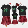 thumbnail image 4 of Pijamas familiares a juego de Navidad, conjunto de pijamas negros de copo de nieve, Feliz Navidad, 4 of 4