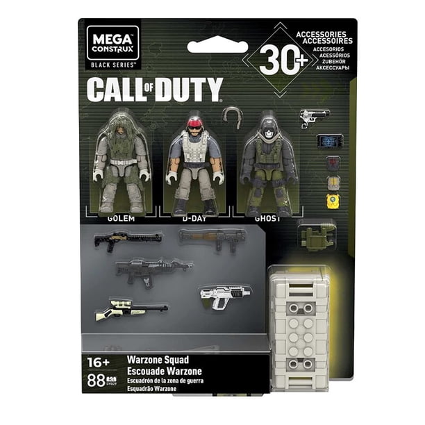 Décadas de construcción Mega Bloks Construx Call of Duty, Diego Presidency Almovies, Team Can You b29, Armas ensambladas perfectas, Bloques sueltos zhangmengya LED
