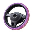 thumbnail image 4 of Fotbe Glitter Rainbow Steering Wheel Cover Universal 15 in Car Accessories for Men Women,Steering Wheel Protector Comfortable Protective Case for SUV Sedan Decor, 4 of 8