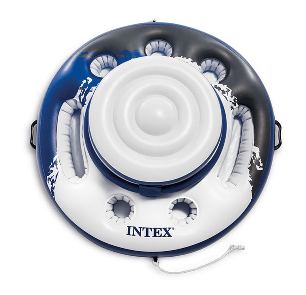 Intex Mega Chill 35" Beverage Cooler with Snack Trays, Multi-Color