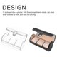 thumbnail image 4 of 3 Slot Travel Watch Box Jewelry Storage Case Porch Jewellery (Black), 4 of 5