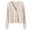 Beige, variant on Clearance! Women's Cardigan Jacket Short Outside with Loose Long Sleeved V Neck Sweater Knit Sweater Solid Color Cardigan Coat Blouse Woman Lightweight Crew Neck Cardigan Rd2 One Size