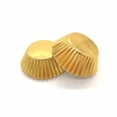 thumbnail image 4 of 200 Pc/2 Pack Thicken Aluminum Foil Muffin Cake Liner Paper Cup Cake Holder Baking Accessory Cake Wraps for Home Dessert Shop (Silver + Golden), 4 of 6