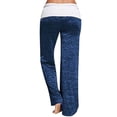 thumbnail image 4 of Pantalones de yoga Pantalones deportivos de pierna ancha para mujer Pantalones de secado rápido para exteriores, Azul, M sidaley AP001584-12, 4 of 7