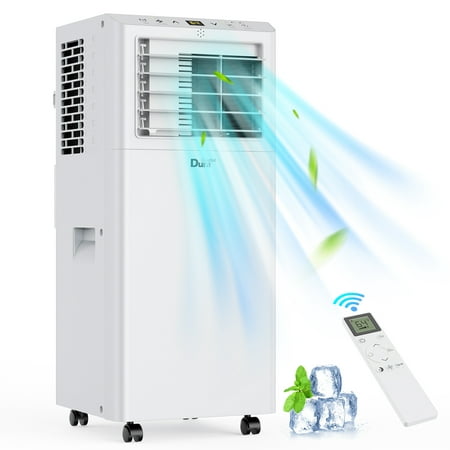 DuraComfort 8,000 BTU ASHRAE Portable Air Conditioner, Cools up to 175 Sq. Ft. 4900BTU (SACC)