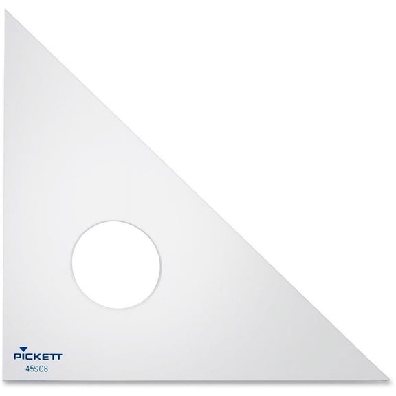 Pickett Acrylic Triangles, 45°/45°/90°, 8"