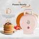thumbnail image 3 of Mini Maquina de Hot Cakes MasterChef by Huken Parrillas Antiadherentes Flash Cook 750W MK-HC-1PINK, 3 of 7