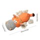 thumbnail image 3 of Juguetes De Plástico Juguete de peluche naranja chillón para perros, de látex, para masticar durante la dentición, interactivo para aliviar el aburrimiento (1 unidad). JASKFLY, 3 of 8
